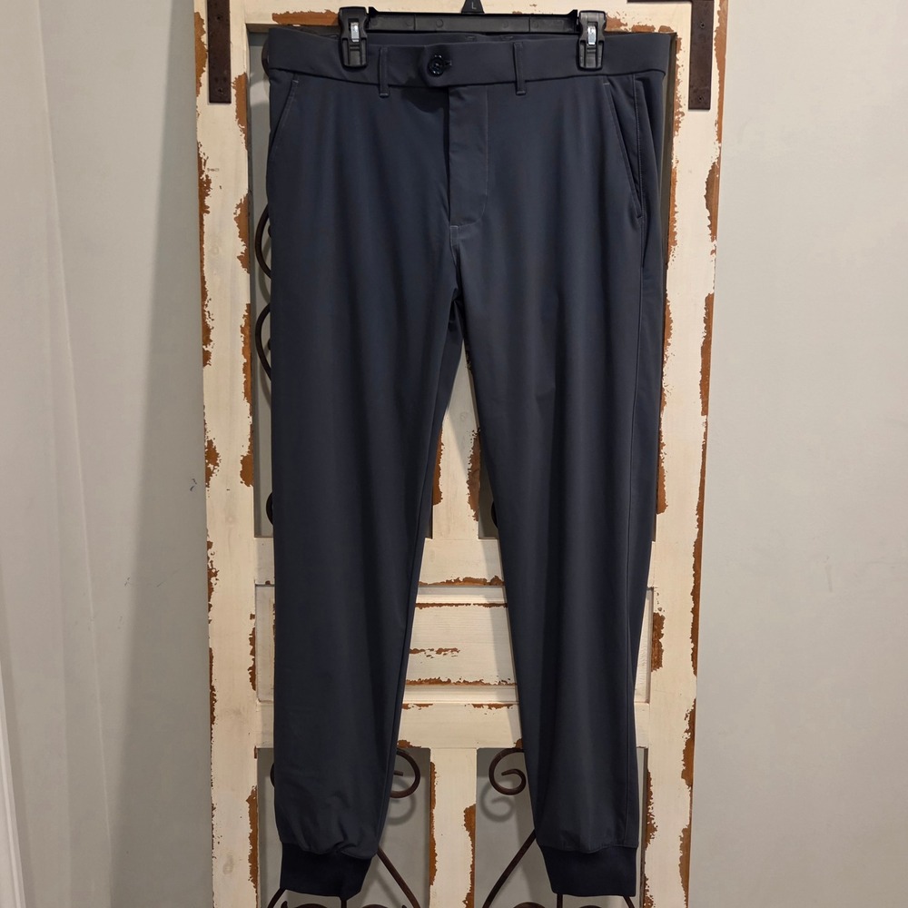 Greyson Montauk Jogger Mens 34 Gray Golf Performance Pants RN155950